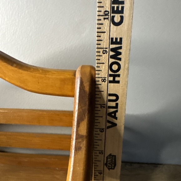 Vintage Wood Carrier Caddy Tote Tool Box Farmhouse Whale Inserts Primitive Decor - Picture 8 of 8